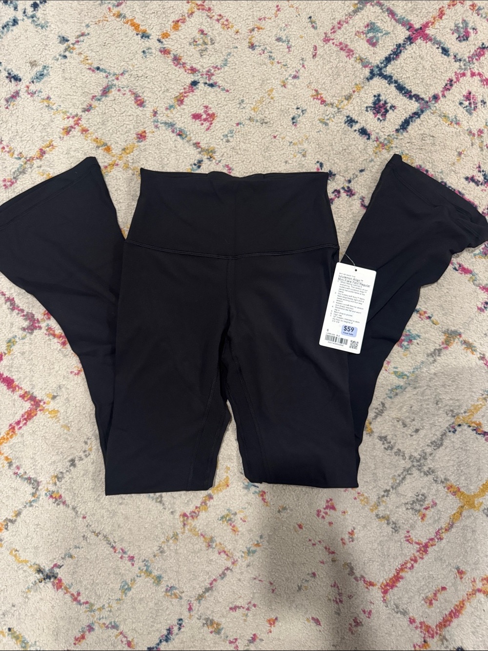 Lululemon size 6 mini flare align leggings NWT